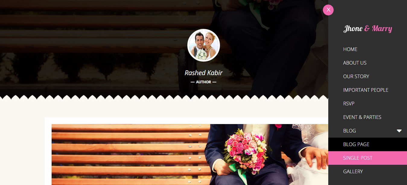 orchid Single Post Version Two