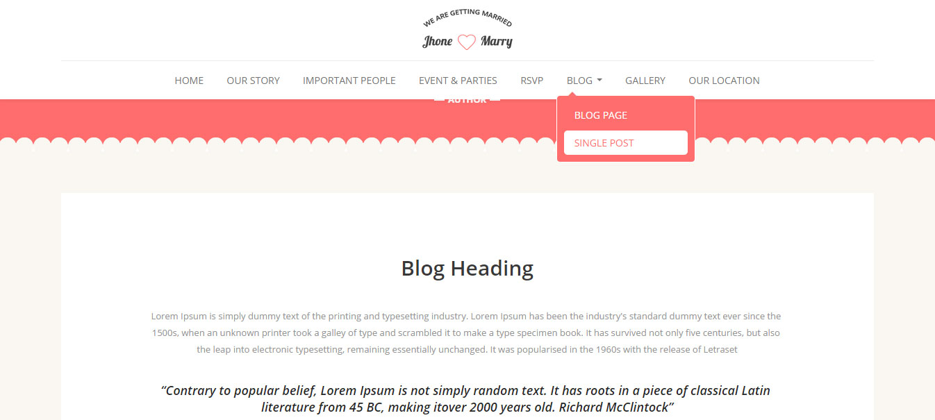 rose Single Post Version One