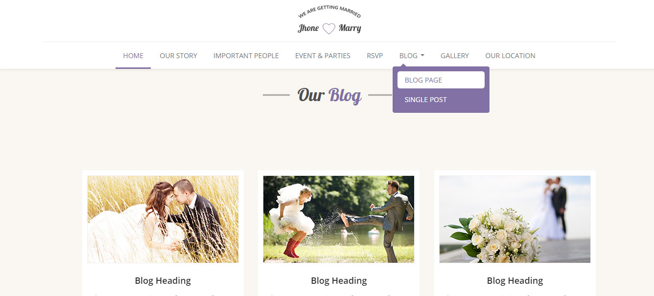 violet Blog version One