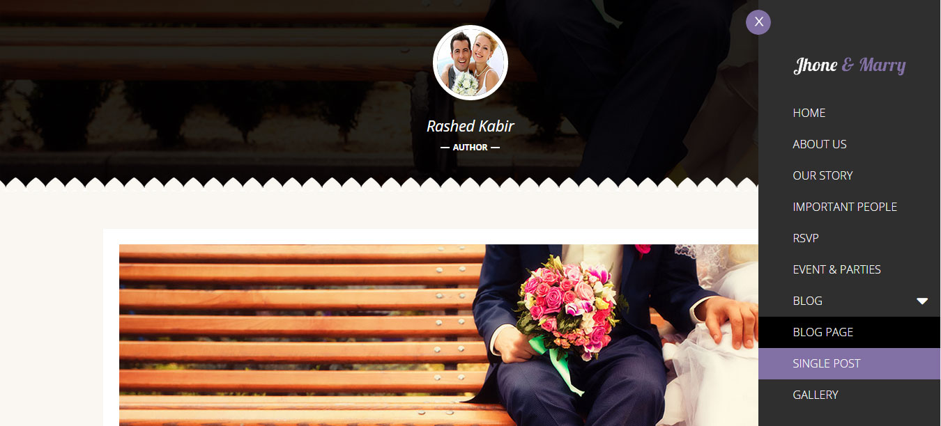 violet Single Post Version Two